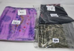 A pair of as new Desigual Mumbai pants (UK 10 - RRP £74), a pair of Desigual Winter Jungle 7/8