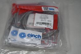 Five packs of ten as new 73-7770-7 Ethernet/Networking Cables in grey (7', C5E-350MHZ).