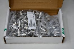 One hundred boxed as new Connectors NBNC75BTU11-D.
