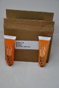 Ten boxed as new CHT Silcoset 158 (Thixotropic, black acetoxy silicone sealant).