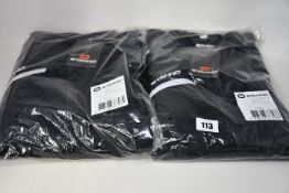Five as new Stanno Prestige polyester tracksuits (1 x S, 2 x M, 2 x L - RRP £41 each).