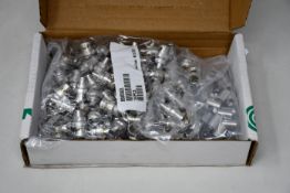 One hundred boxed as new Connectors NBNC75BTU11-D.