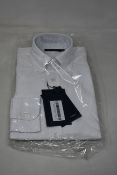 An as new Thom Sweeney casual Oxford button down collar white shirt (15.5” - RRP £260).