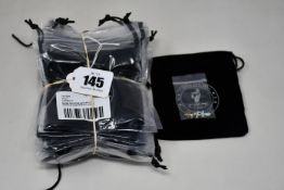 Fourteen as new Serge Denimes gold plated silver ankh enamel earrings (Please note these are