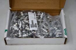 One hundred boxed as new Connectors NBNC75BTU11-D.
