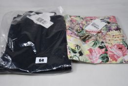 An as new Faithfull The Brand Sidonie mini dress (XS - RRP £92) and a pair of ladies Oui jeans (EU