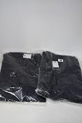 Two pairs of as new Bella Freud Denim David trousers (Size 12).