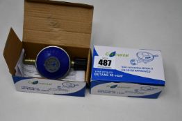 Twenty four boxed as new Continental Camping Gaz Type 30Mbar butane gas regulators (Fits 907,904 and