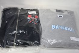 An as new Baja East LA Embassy Beverly Hills zip hoodie (Size 0) together with a Baja East Raglan