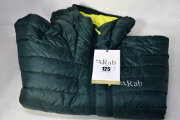An as new Rab Microlight Aline jacket (XL - RRP £190).