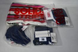 An as new Solid & Striped ruched bead-embellished striped jersey midi dress (S - RRP £84), The