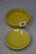 A collection of boxed as new Hokan Bowls Stoneware in lemon yellow to include : 2x Large Hokan Bowls
