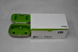 A boxed Phonak Marvel Charger Case Combi compatible with Marvel, Belong & Paradise Hearing Aids (