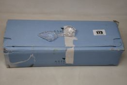 A box of eighty Asfour Crystal 63mm French Cut Chandelier Clear Crystal Prisms (Damage to outer