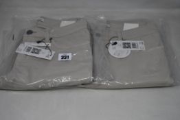 Two pairs of as new Oui Braxton jeggings (EU 38, 40 - RRP £109 each).