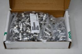 One hundred boxed as new Connectors NBNC75BTU11-D.