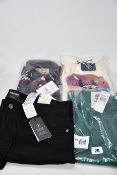 A pair of as new Timberland slim fit jeans (W36/L32 - RRP £80), Timberland Twill chinos (W32/L32 -