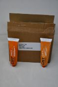 Ten boxed as new CHT Silcoset 158 (Thixotropic, black acetoxy silicone sealant).