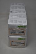 Ten packs of firty Wago 222-415 grey 32A 5 way in-line wire connectors.