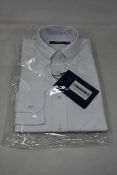An as new Thom Sweeney casual Oxford button down collar white shirt (17” - RRP £260).