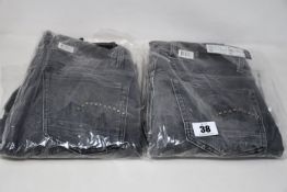 Four pairs of as new G-Star Raw jeans (All W28 L 2 x 30, 1 x 32, 1 x 34).