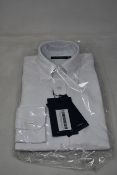 An as new Thom Sweeney casual Oxford button down collar white shirt (15” - RRP £260).