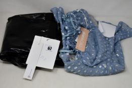 A pair of as new Les Chiffoniers patent stud cuff leggings (S) and an as new Alice McCall Did It