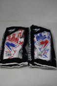 Three pairs of as new Kaliaaer PWRLITE UNITY Negative goalkeeper gloves (Size 10).