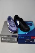 A pair of as new Asics Gel-Contend 5 SL FO (UK 9.5) and Asics Tiger Tarther OG (UK 7).