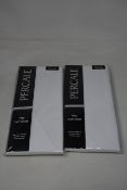 Sixteen as new Percale Pillowcases (Pair PER001White).
