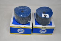 Eighteen boxes of twenty five as new Hermes RB 414 X-Procut Sanding Discs.