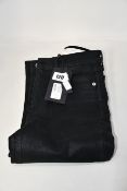 A pair of as new Rag & Bone New York coated black Nina high (Size 25 - RRP $255).