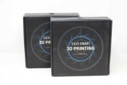Two as new boxes of SainSmart Clear Flexible TPU 3D Printing Filament (1.75 mm, 0.8 kg) (SKU: 101-