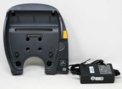 A boxed as new Zebra QLn420 Forklift Vehicle Cradle (Power adaptor and software included) (Model: