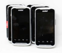 SOLD FOR PARTS: Six pre-owned Symbol TC55 Mobile Computer Barcode Scanners (All untested, sold as