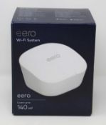 A boxed as new eero Mesh Wi-Fi Router (Model: J010114) (Box opened).