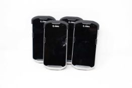 SOLD FOR PARTS: Four pre-owned Zebra TC510K Mobile Handheld Computer Barcodes Scanners (M/N: