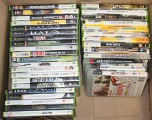 A quantity of pre-owned game disks for Xbox, Xbox 360, PC and PlayStation3.