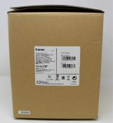 A boxed as new Canon RS-SL01ST Standard Zoom Projector Lens (2505C001[AA]) (Box opened).