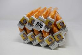 Ten packs of ten 10ml/12mg vape liquid in vanilla custard flavour (Over 18s only).