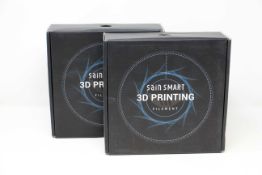 Two as new boxes of SainSmart Emerald Flexible TPU 3D Printing Filament (1.75 mm, 0.8 kg) (SKU: