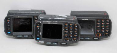 SOLD FOR PARTS: Three pre-owned Motorola WT41N0 Wearable Computers (M/N: WT41N0-N2S27ER) (