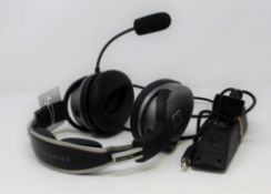 SOLD FOR SPARES OR REPAIR: A pre-owned Lightspeed Zulu PFX Aviation Headset with Bluetooth (