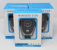 Five boxed as new Wireless Charging Car Phone Mounts.