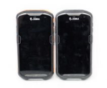 SOLD FOR PARTS: Two pre-owned Zebra TC510K Mobile Handheld Computer Barcodes Scanners (M/N: TC510K-
