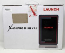 A boxed as new Launch X431 Pro Mini V3.0 Car Diagnostic Scanner Tablet (Config: X-431 PRO MINI e-