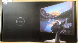 A boxed as new Dell UltraSharp 27 4K USB-C Monitor (VPN: U2720Q P/N: 0XXK2Y) (Box sealed, some