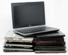 SOLD FOR PARTS, COLLECTION ONLY: Ten pre-owned Dell Laptops sold for parts; 3 x Latitude E6420 (1