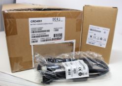 A boxed as new Zebra Symbol CRD4001-411EES Four Slot Ethernet Cradle Kit For WT4000 Series Barcode