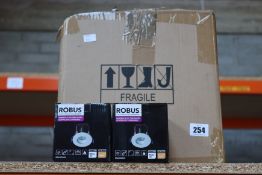 Twelve boxed as new Robus Ramada 8.5W 3000K Dimmable Fixed LED Downlight.